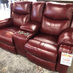 Marvel Double Reclining Sofa w/ Console
