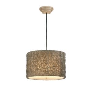 Knotted Rattan Light