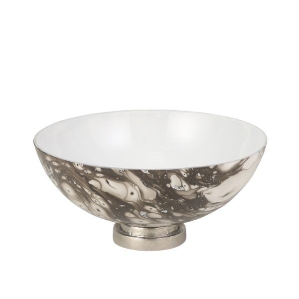 Glass Bowl w/ Aluminum Lid