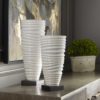 Kiera White Vases