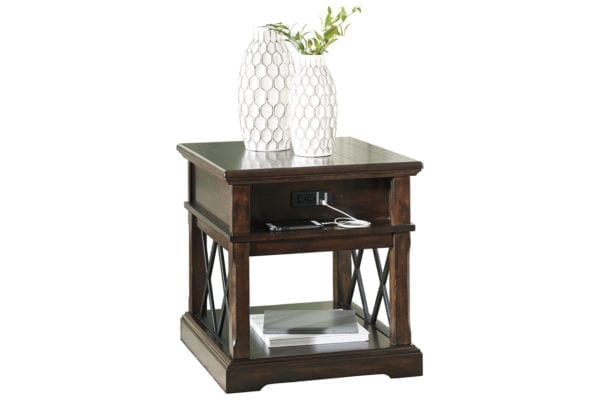 Roddinton End Table with USB Ports & Outlets