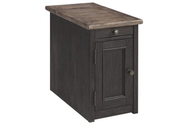 Tyler Creek Chairside End Table with USB Ports & Outlets