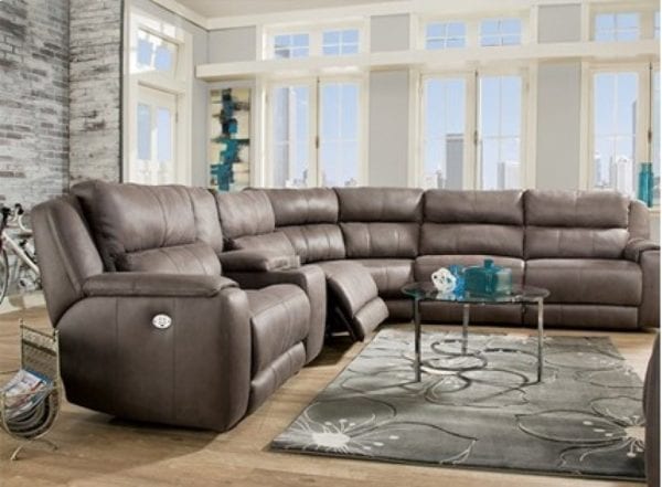Dazzle Reclining 6 Piece Sectional