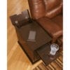 Laflorn Chairside End Table with USB Ports & Outlets