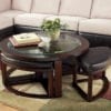 Marion Coffee Table with Nesting Stools