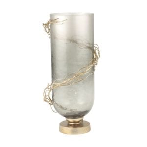 Glass Wire Wrap Vase