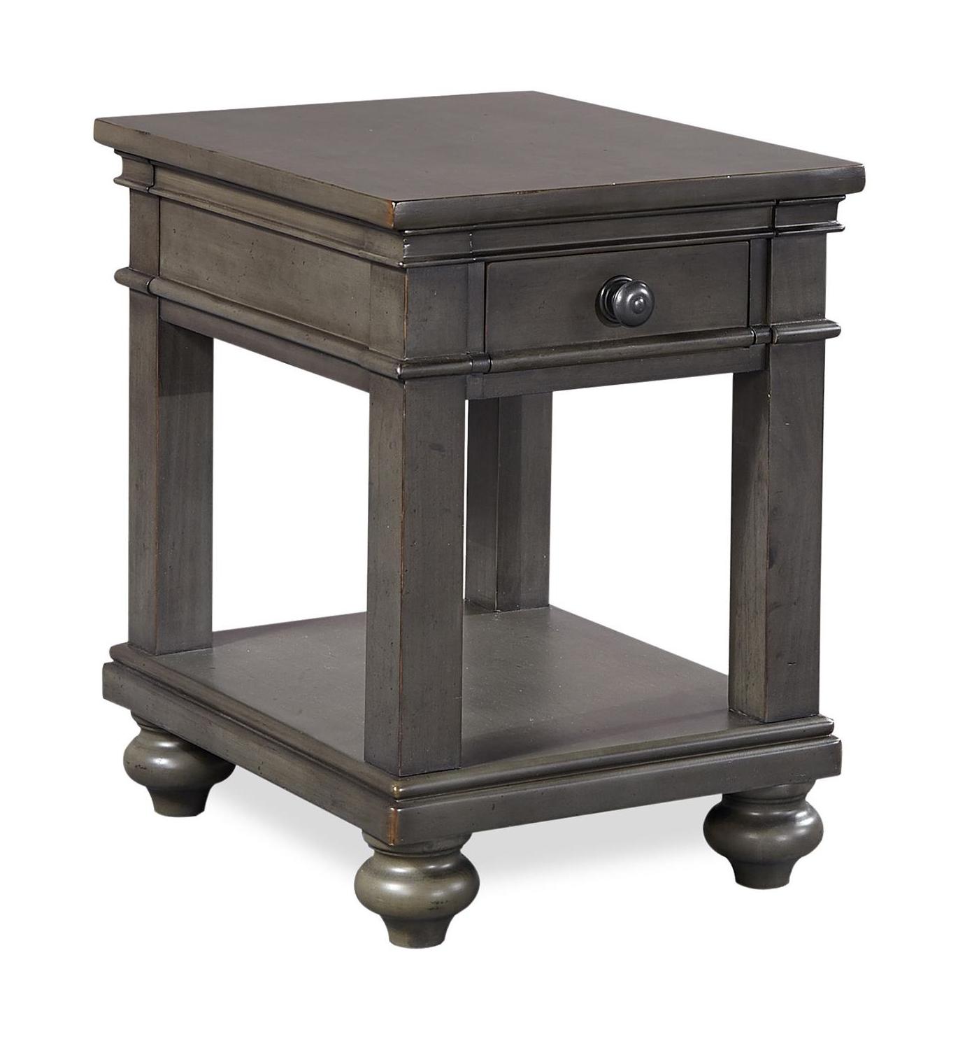 Oxford Gray Chairside Table