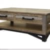 Loft Brown 4 Drawer Cocktail Table