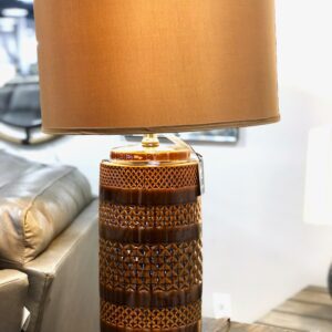 Shadeena Brown Ceramic Table Lamp
