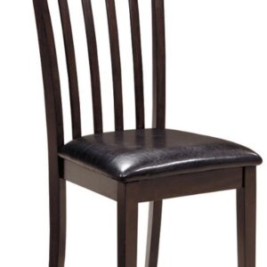 Hammis Dark Brown Upholstery Side Chair