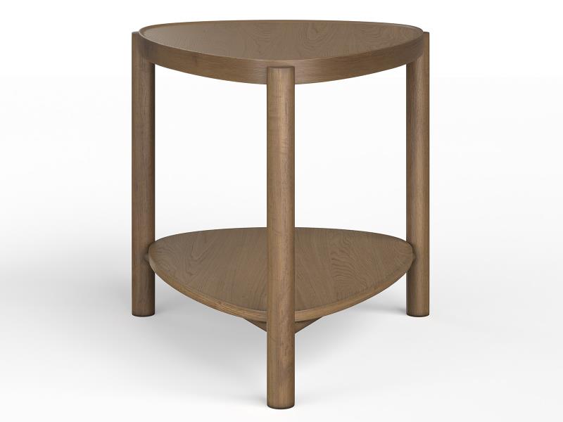 Hadleigh Shaped Accent End Table