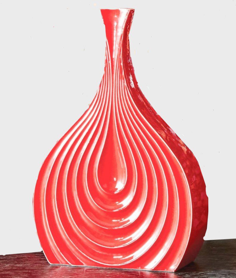 Red Bloom Vase - Small