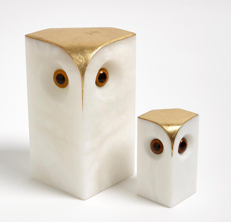 Alabaster Owls - Large