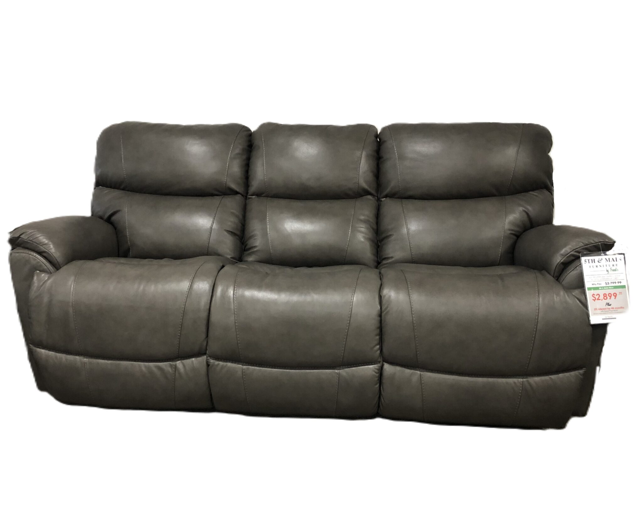 Trouper Leather Reclining Sofa